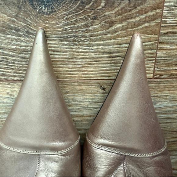 Aldo Metallic Champagne Embellished Heeled Boots size 41 ( pls read description) - Picture 8 of 8